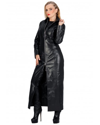 Leather coat Lara black...