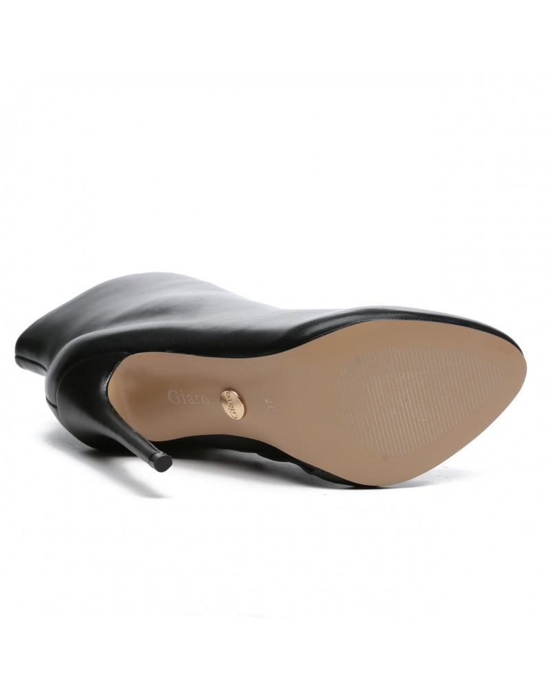 Giaro Giaro Platform ankle boots STACK in black with 14cm heels - Giaro  High Heels